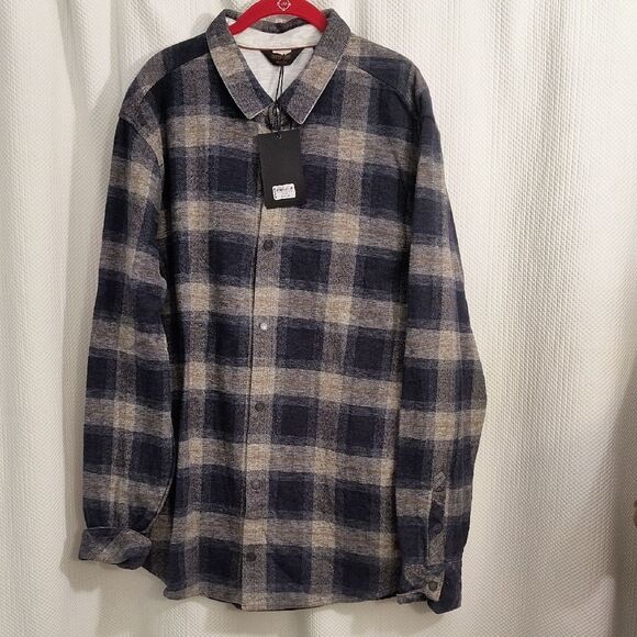 Buckle Plaid Shirt Men's NWT - Picture 1 of 4